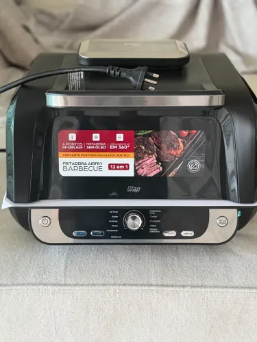Fritadeira Elétrica Air Fryer WAP Barbecue Digital