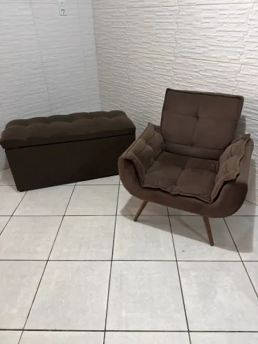 Baú e poltrona 