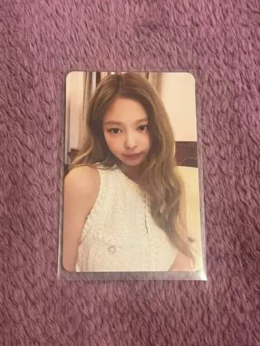 Photocard original da Jennie do Blackpink Born Pink Black ver.