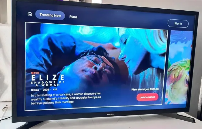 Smart tv Samsung Teezer 32 polegadas