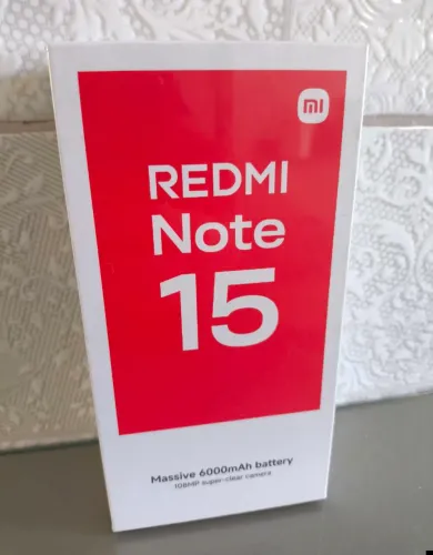 Xiaomi redmi note 15 256gb 8gb ram novo lacrado