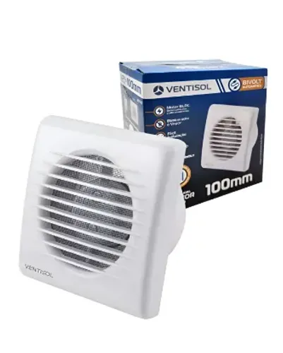 Exaustor Para Banheiro Micro100mm Ventilador Bivolt- Ventisol