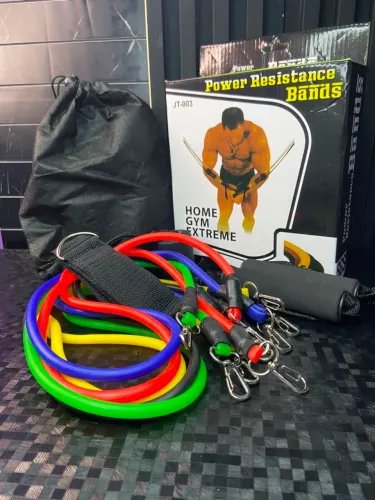 KIT DE ELÁSTICOS EXTENSORES PARA EXERCÍCIOS - CRS-1157 JT-003 CAERUS