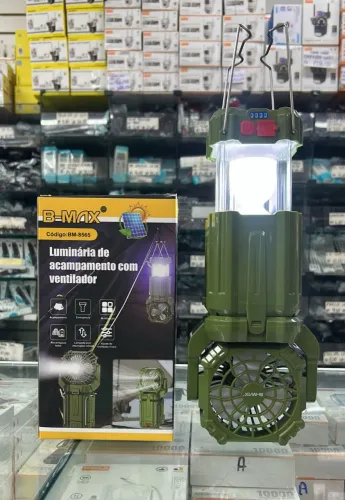Luminária de acampamento 3 em 1 B-MAX BM-8565