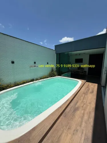 Leo vende bairro Sim, 2\4 suíte piscina, goumert, energia solar, mobiliada