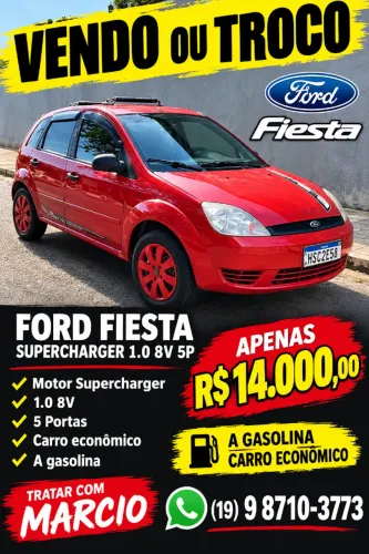 Ford Fiesta Supercharger 1.0 8V 95cv 5P 2004