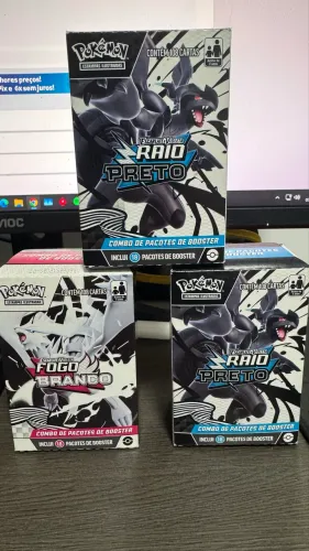 Mini combo de Booster Raio Preto e Fogo Branco - Pokemon TCG