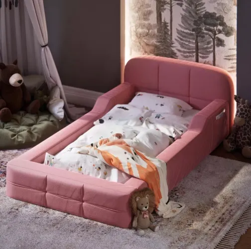 Cama Montessoriana Infantil Rosa
