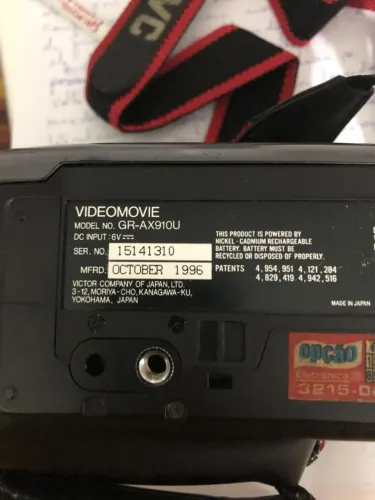 Vendo filmadora jvc