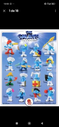 Smurfs MC Donalds