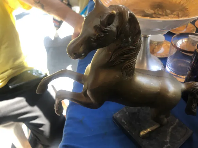 Escultura de Bronze cavalo
