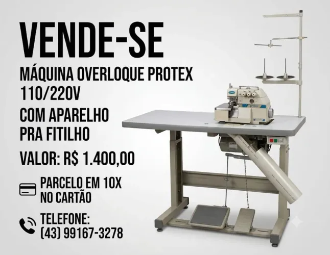 Máquina de costura industrial 
