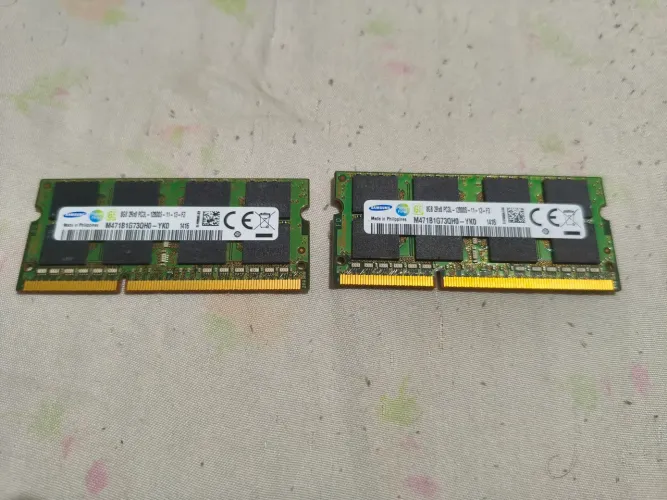 Kit Memória RAM Notebook DDR3L Samsung 16GB (2x8GB) 1600MHz