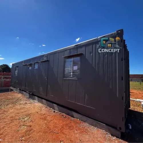 Kitnet em container pronta para morar ou rentabilizar com aluguéis - Entrega rápida