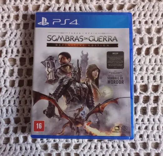 Sombras da Guerra Definitive Edition ps4 - Novo Lacrado;