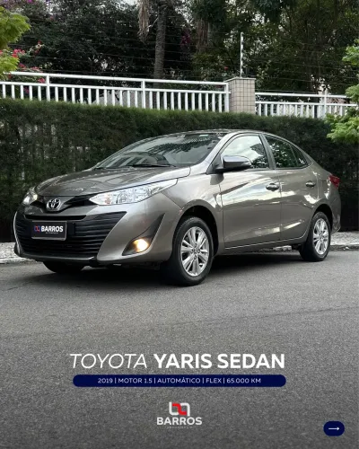 Toyota Yaris XL Sedan 1.5 Flex 16V 4P Aut. 2019