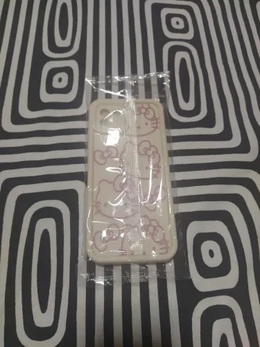 Capa Hello Kitty Samsung Galaxy A03 - Nova e Lacrada (Creme)