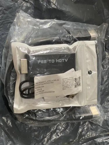 Kit adaptador HDMI PS2 com cabo HDMI