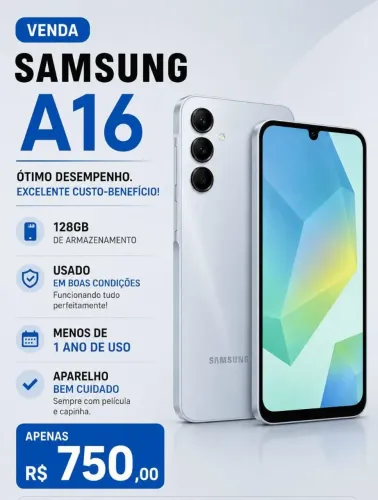 Samsung A16 128GB - EXCELENTE