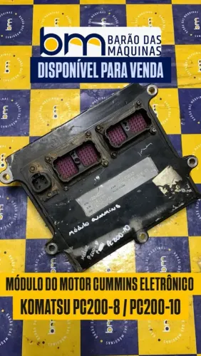 MODULO DO MOTOR CUMMINS ELETRÔNICO KOMATSU PC200-8/ PC200-10