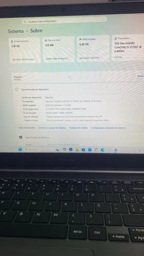 Notebook Samsung Book Intel Core i5