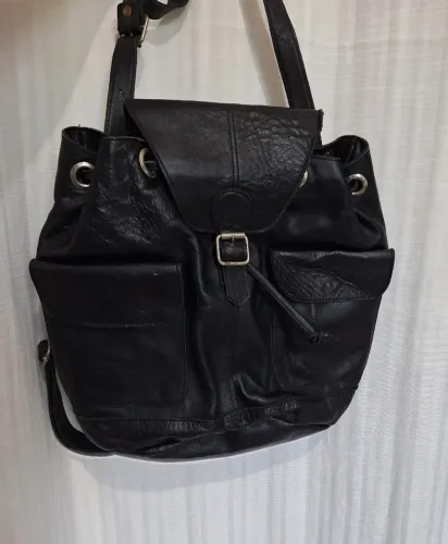 2em1 bolsa e mochila couro legítimo