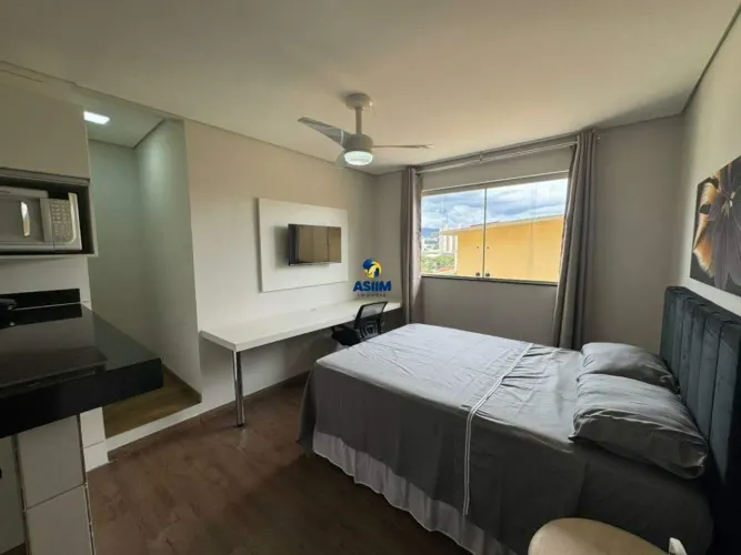 KITNET MOBILIADA 28m² PARA LOCAÇÃO NO BAIRRO CARLOS PRATES  BELO HORIZONTE