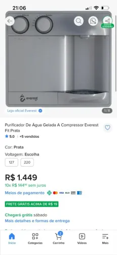 Purificador de água