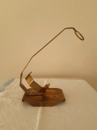 Suporte de metal para garrafa de vinho