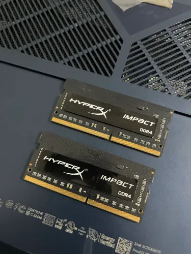 2 Memória HyperX Impact Kingston 32GB 3200Mhz Notebook