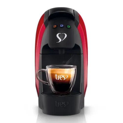 Cafeteira Luna, vai com 27 cápsulas e 6 cápsulas refil