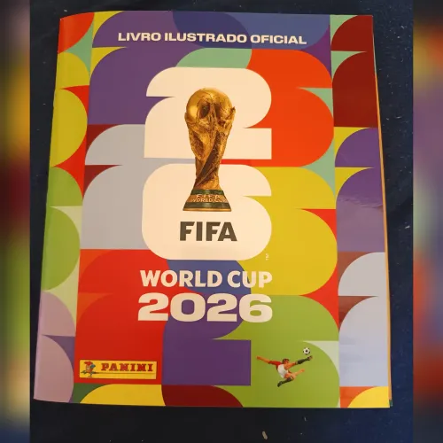 ALBUM 100% COMPLETO OFICIAL COPA DO MUNDO 2026 PANINI LIVRO ILUSTRADO