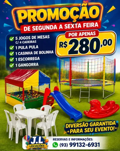 Combo de segunda a sexta