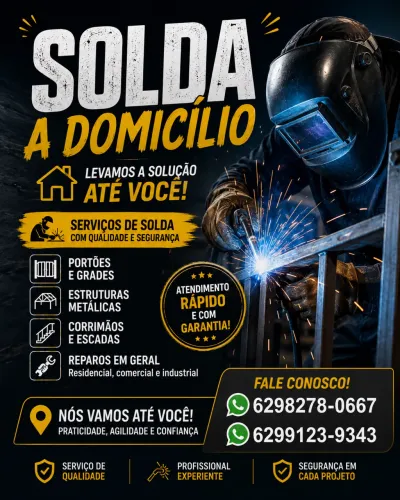 Serviços de solda em Geral 