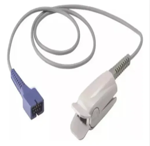 Sensor de Oximetria SpO2 Adulto com Clip para Monitor - Novo