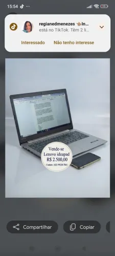 Notebook Lenovo ideapad