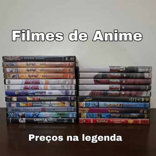 Filmes de anime - Fullmetal Alchemist, Pokemon, Yu-Gi-Oh!, Dragon Ball Z, Blech e outros