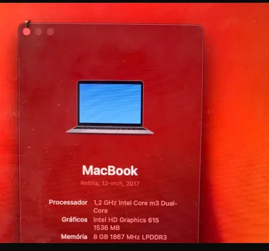 MacBook 12 inch 2017 8 Ran 250GB
