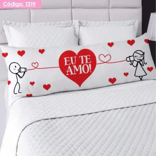 Almofadas Capas e Fronhas Personalizadas Love Casal Premium