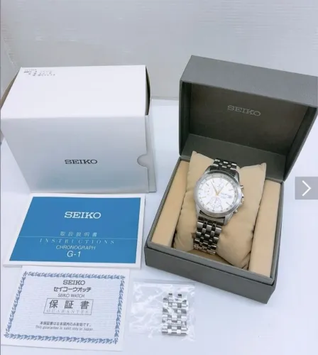 Relógio Seiko Cronógrafo com Caixa e tags Importado do Japão