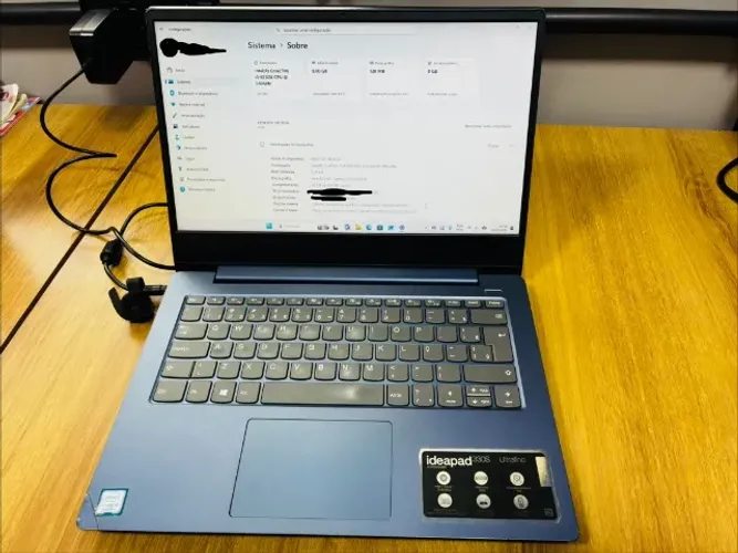 Notebook Lenovo IdeaPad 330S Ultrafino i5 8ª Geração 8GB SSD 240GB 14"