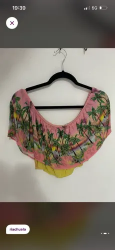 blusa ombro a ombro riachuelo 44