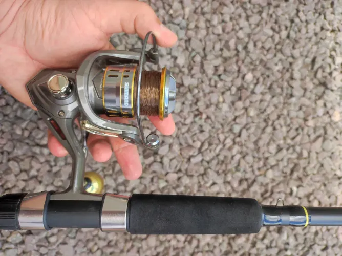 Molinete Shimano + Vara Albatroz 