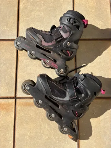 2 patins e 2 kit de proteção