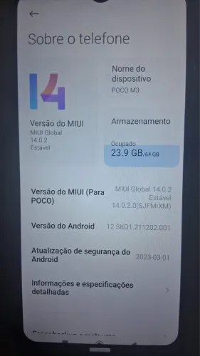 Celular POCO M3
