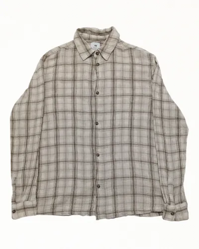 Camisa H&M Regular Fit Manga Longa