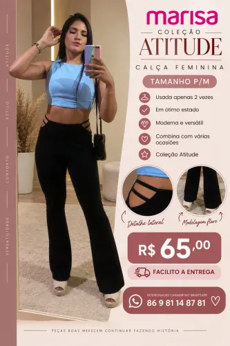 Calça Flare - Marisa coleção Atitude