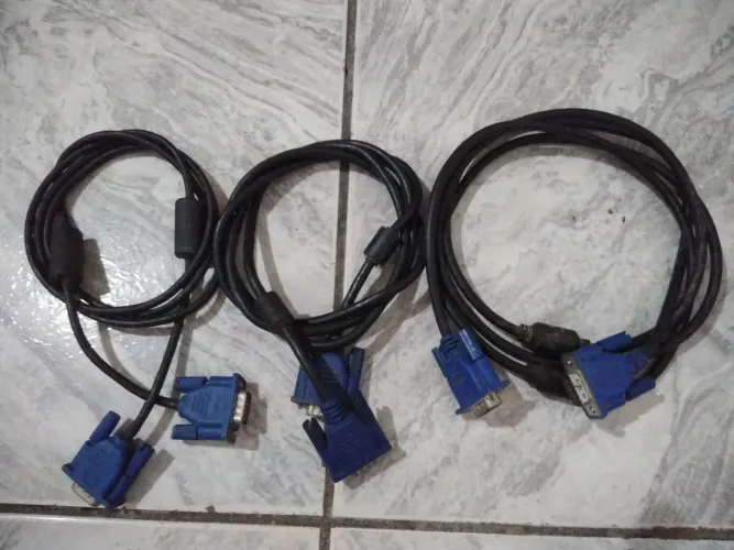 Cabo VGA monitor computador