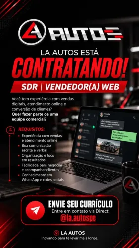 Vaga para vendedor Web