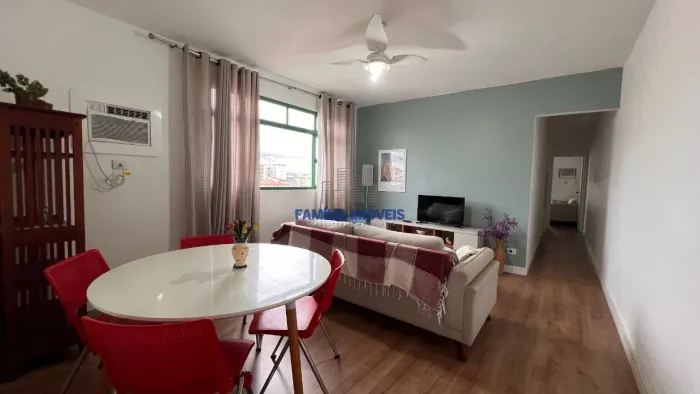 Apartamento para alugar 2 quartos elevador 1 vaga Embaré Santos SP